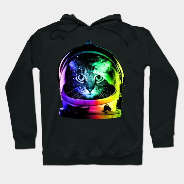 Astronaut cat Hoodie by stark.shop